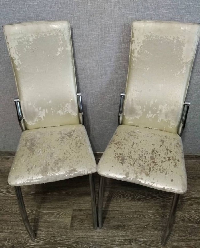 Перетяжка кухонных стульев-1121 ДО