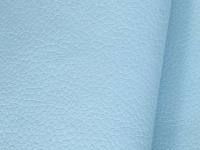Голубая экокожа