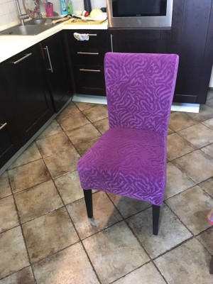 Обивка стульев с обивкой из велюра для кухни