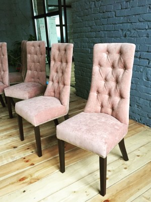 Ремонт стульев с обивкой из ткани для кухни