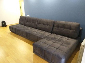 Обивка углового дивана