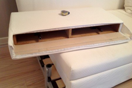 Ремонт подлокотника дивана