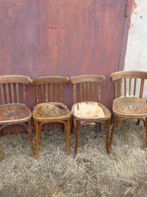 Реставрация старинных деревянных венских стульев